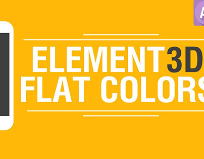 Element 3D - Flat Renkler Dersi
