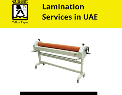 List of lamination services in UAE on yellowpages.ae