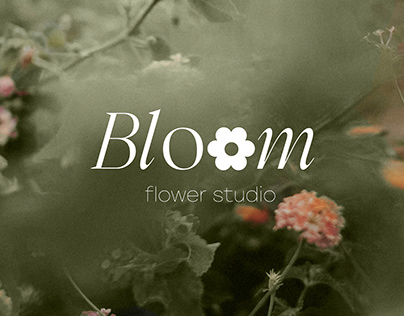 Flower studio brand identity "Bloom"