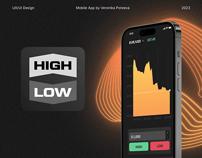 HighLow Trading App | UX/UI Design
