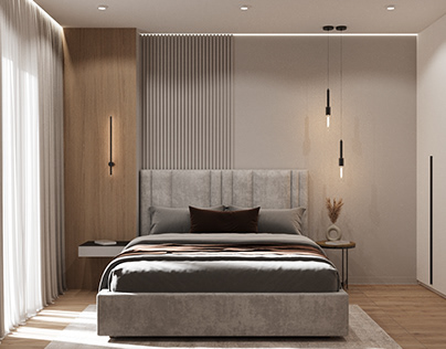 Project thumbnail - interior design/дизайн интерьера спальни