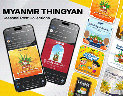 Thingyan Seasonal Collection Ads Design