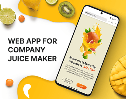 Web App for Company Juice Maker