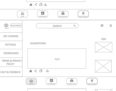 Wireframing for a start-up: Photography related website