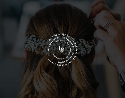 Bridal hair and makeup service website.