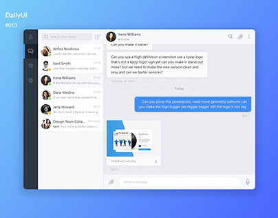 Direct Messaging | Daily UI | 013