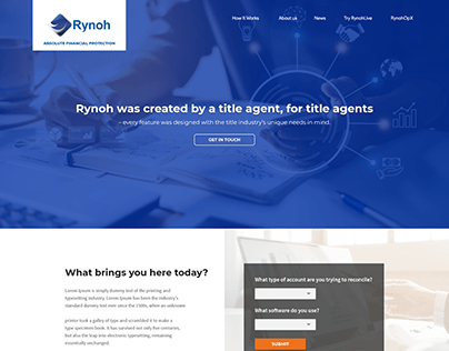 Rynoh Website Concept