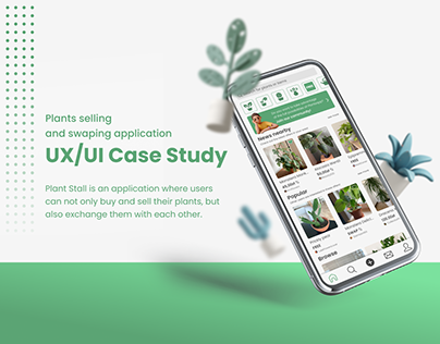 UX/UI Case Study - Plant Stall App