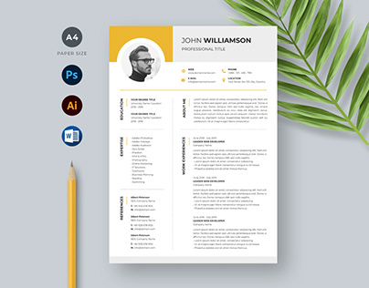 Clean Resume/CV and Cover Letter Template