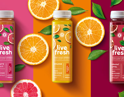 Packaging design and brand story for LiveFresh