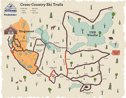 Ski Trails Map