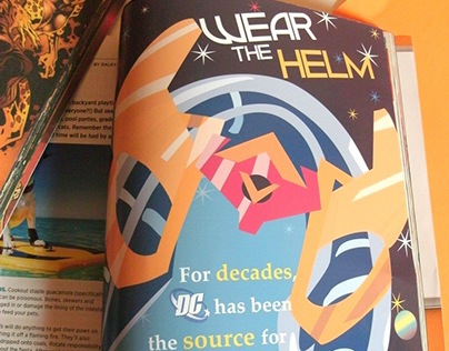 Wear the Helm: DC Comics (Advertising)
