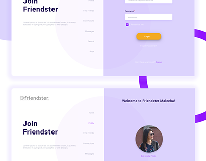 Friendster UI UX Design