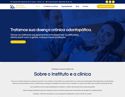 Site Institucional (menu Âncora)
