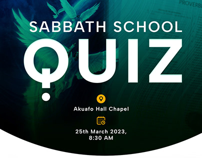 Sabbath School Quiz Flyer