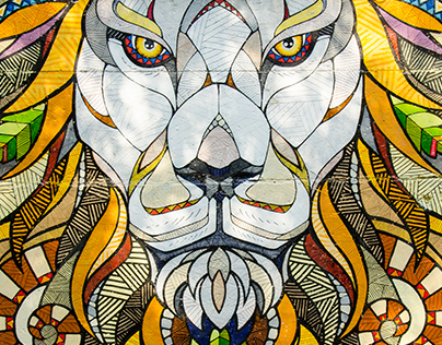 YAAM // Mural // Lion