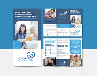 Senior Care Tri-fold Brochure Design