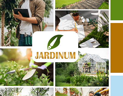 Jardinum logó koncepció