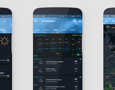AccuWeather Android Mobile Application