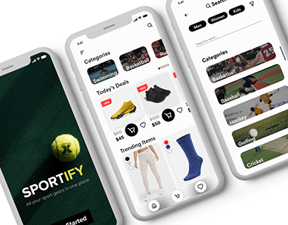 Sportify UI App design