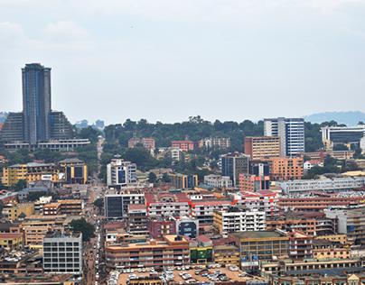 Aerial pictures of Kampala