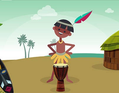 Dance African Boy-motion graphic