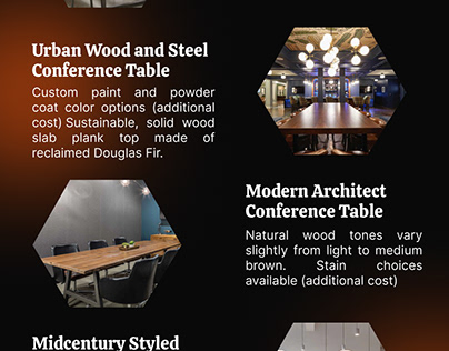 Rectangle Conference Tables - Urban Wood Goods