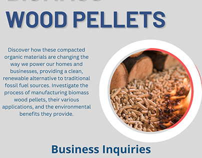 Biomass Wood Pellets for Sustainable Living