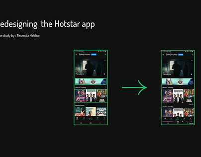 Redesigning Hotstar App