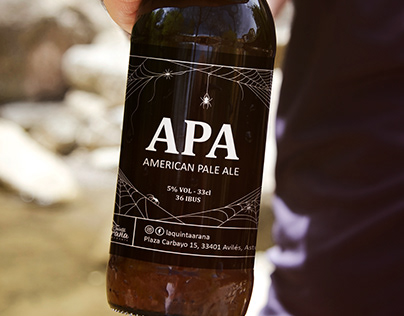 La Quinta Araña Beer Label