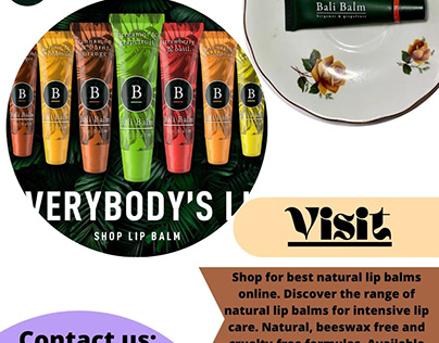 Best Natural Lip Balm Online | Bali Balm