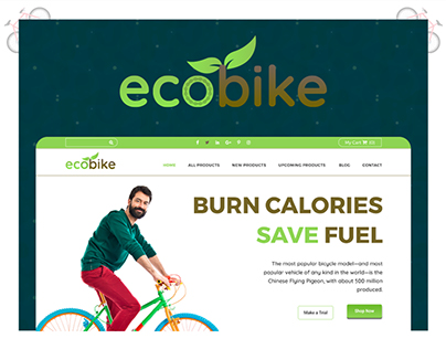 EcoBike Web Template Design