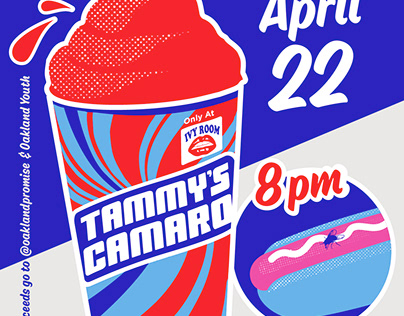 Tammy's Camaro concert poster
