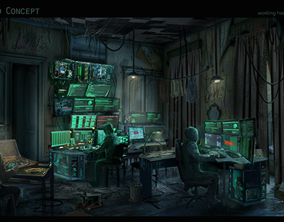 Hacker's temporary hideout