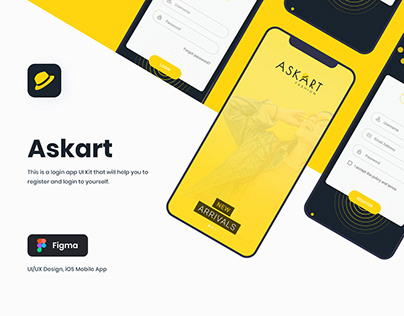 Askart Login & Signup Screen UI