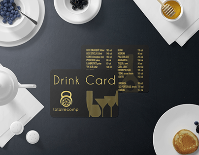 Calorie card - drinks