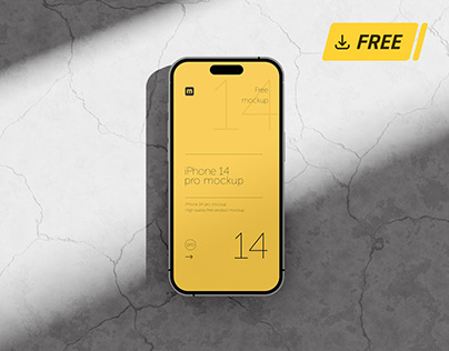 Free Iphone 14 Pro Mockup 😍