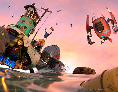 Pixar Renderman - Shipshape art challenge (finalist)