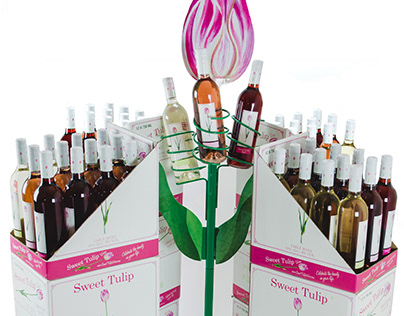 Wine Display for Sweet Tulip Wines
