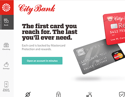 City.Bank redesign