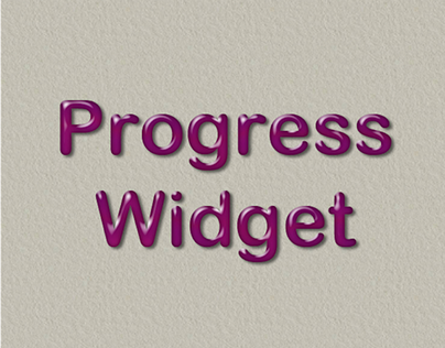 Progress Widget