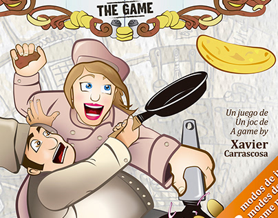 Ilustración y diseño de "Tortilla de patatas: the game"