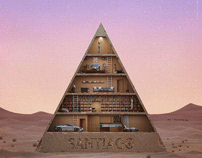 Santiago by Russ - Concept Album Cover