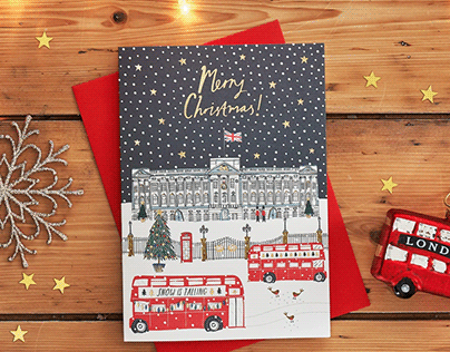 Buckingham Palace Christmas Card Pack