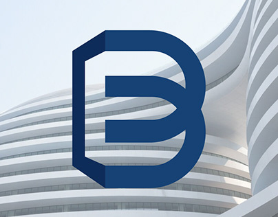 BE or EB letter mark logo