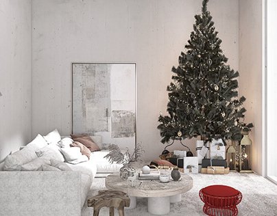 Christmas livingroom