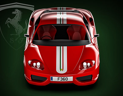 Ferrari 360 Challenge Stradale Alias CAD Model