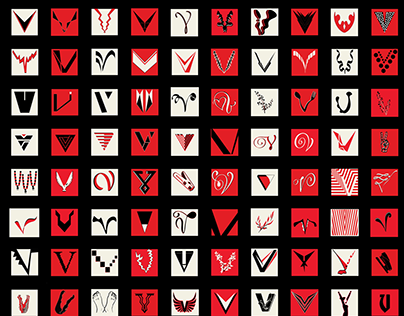 Letter V | Typography