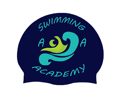 logo for AA swimming academy 🏊