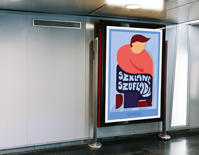 "Szklane szuflady" - poster design